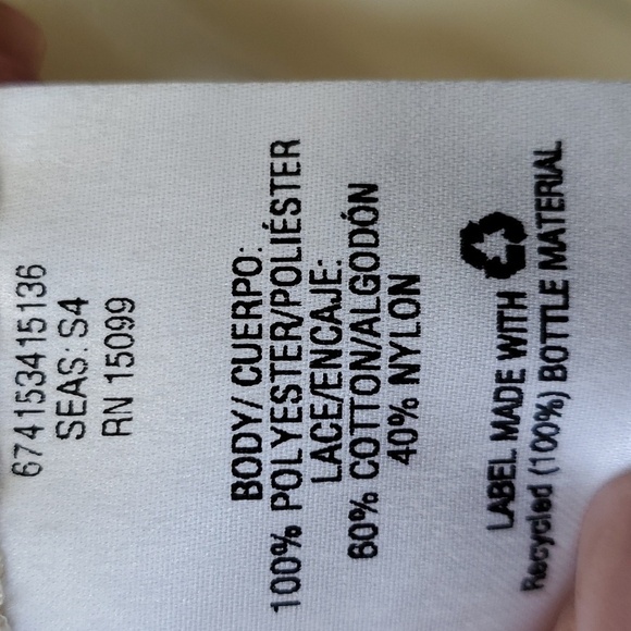 METAPHOR, beautiful short sleeve blouse. Size medium  cream color. Crochet lace, - Picture 11 of 12